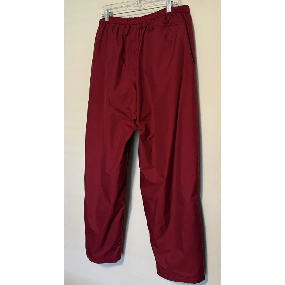 Vintage Men's Nike Tracksuit XL Maroon Blue Colorblock Windbreaker Pants Y2K
